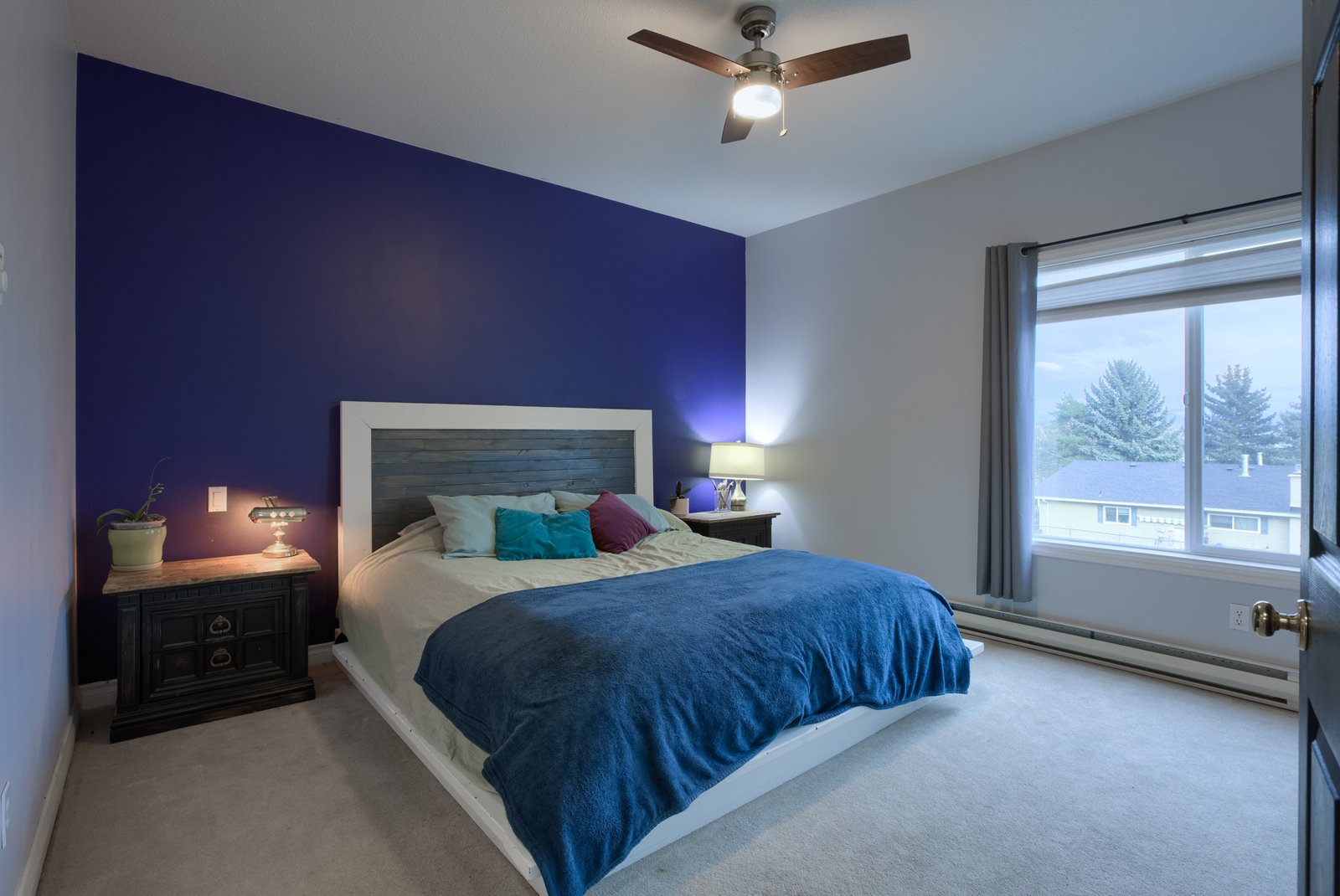 Spacious primary bedroom